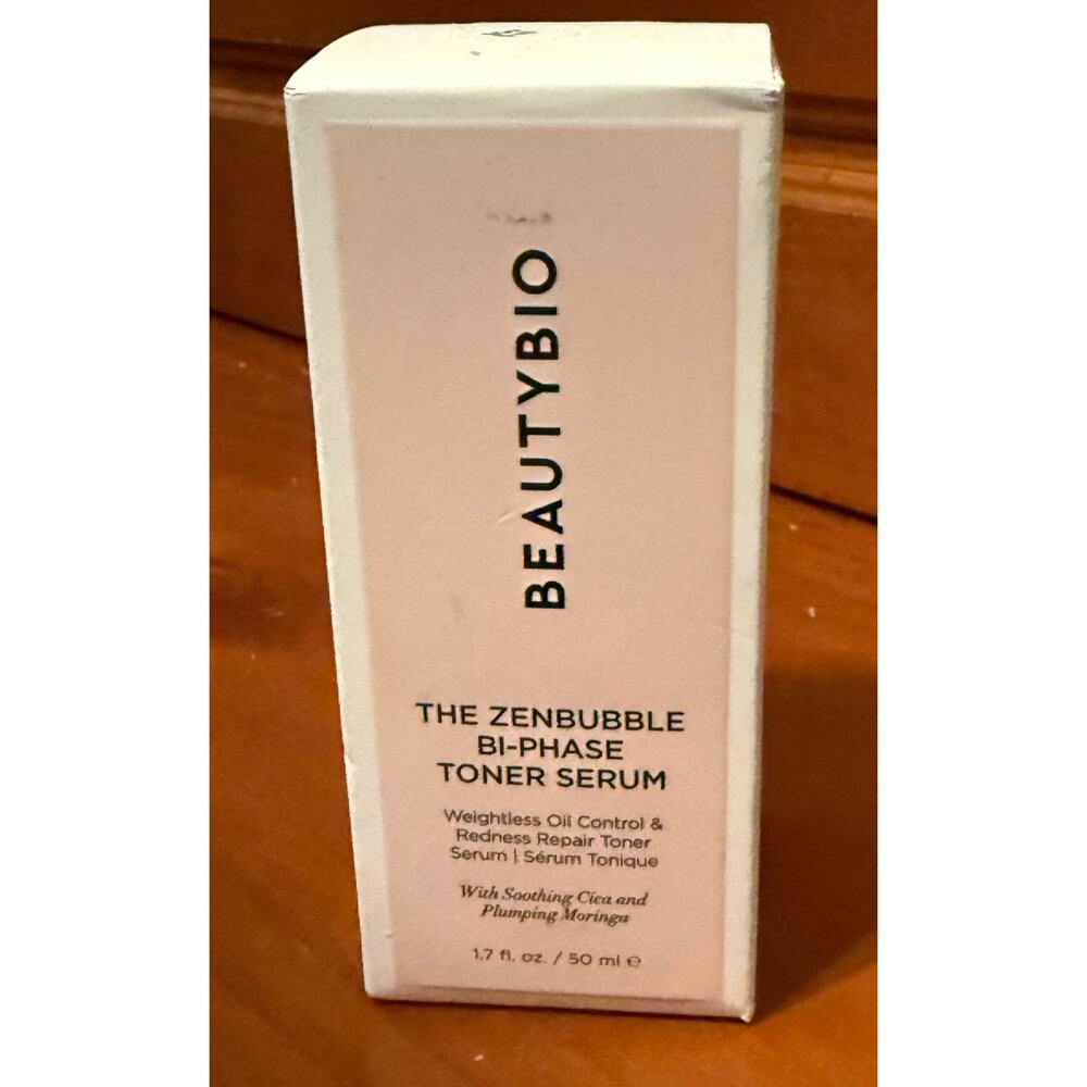 BeautyBio The ZenBubble Bi-Phase Toner Serum, 1.7 oz FULL SIZE NIB